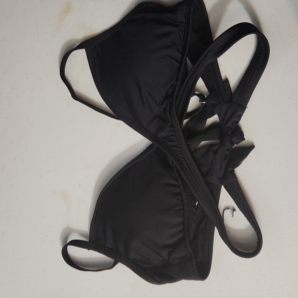 Black Women's Swim Top
